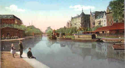 Gleiwitz am Klodnitz- Kanal 1917