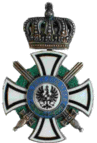 Ritterkreuz des kgl. Hausordens von Hohenzollern mit Schwertern am 07.09.1918