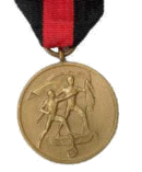 Medaille zur Erinnerung an den 01.10.1938 am 